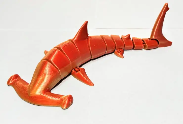 Flexi Hammerhead Shark(print-in-place) — modelo 3D
