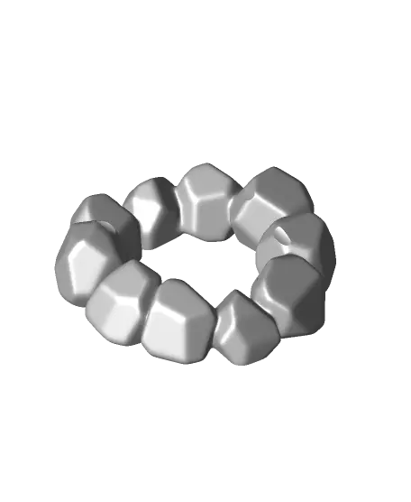Fire tea light decor — modelo 3D