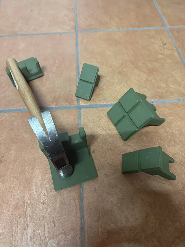 Gridfinity Hammer Holding set without magnets — modelo 3D