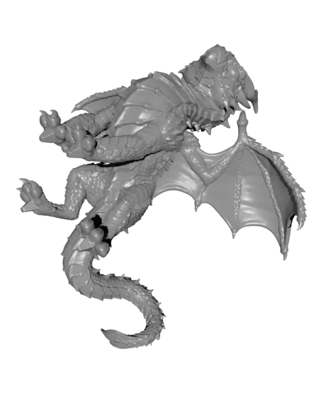 Flamehorn Wyrmling — modelo 3D