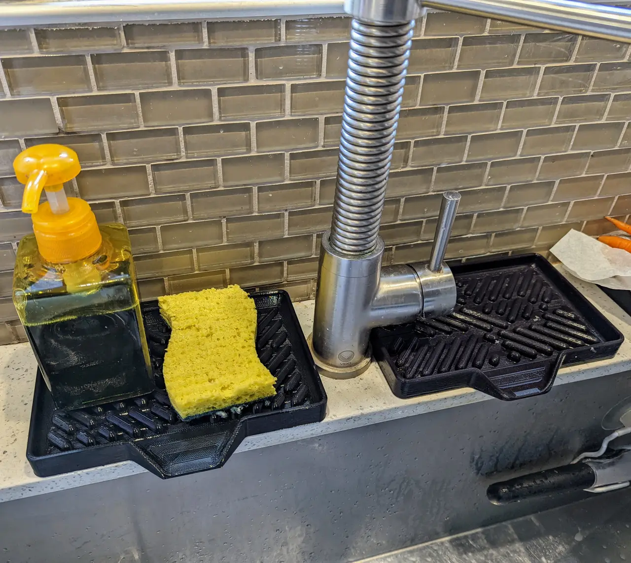 Kitchen/Bathroom Draining Soap Tray — modelo 3D