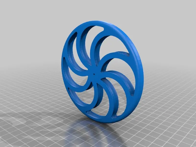 Perpetual motion, Leonardo da Vinci — modelo 3D