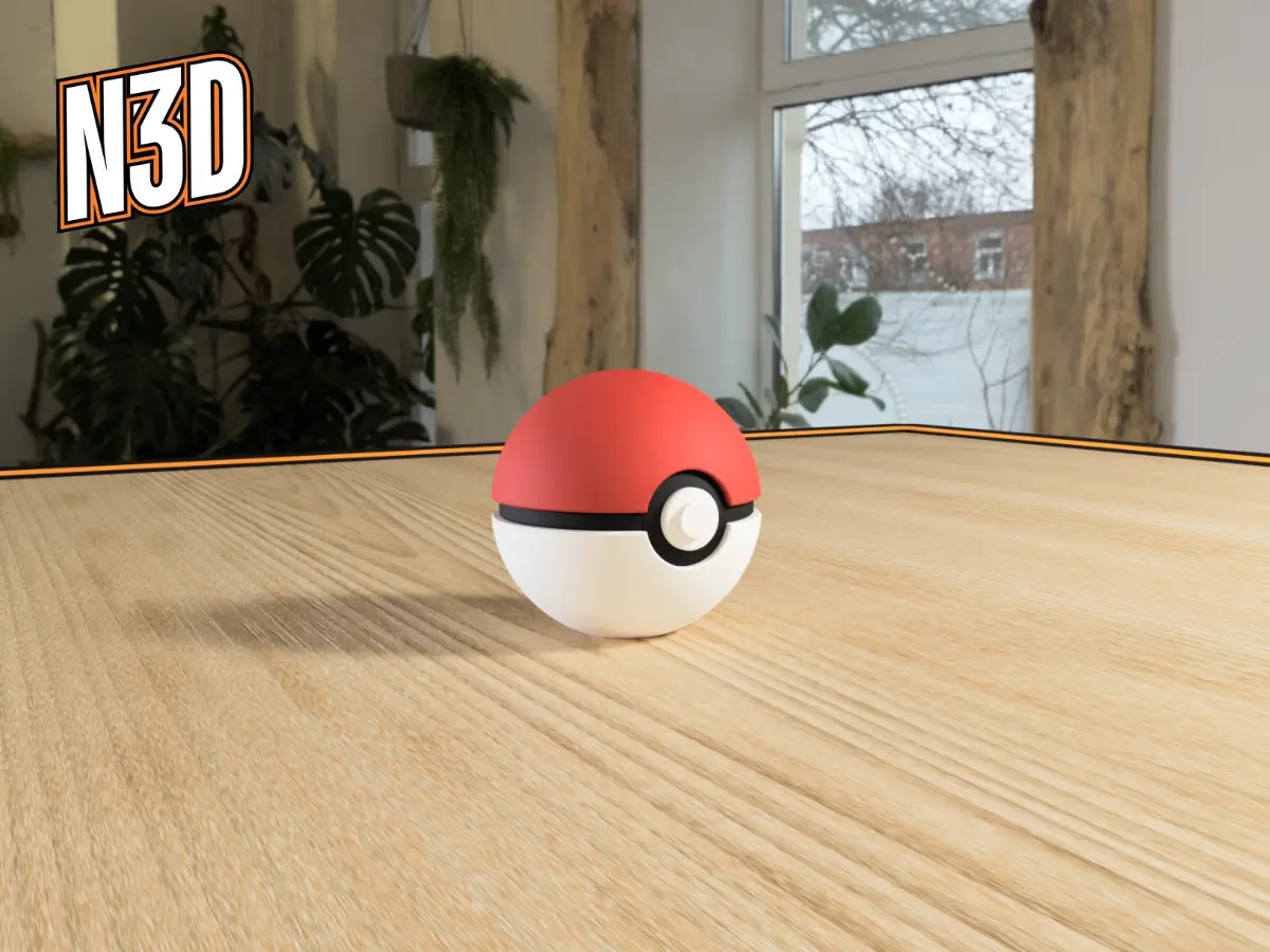 PokeBall — modelo 3D