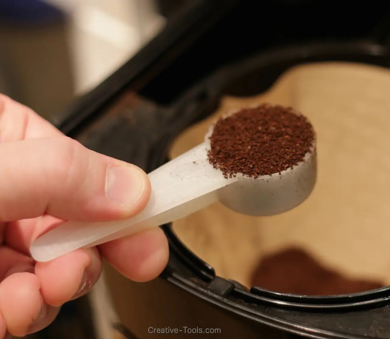 3D-printable coffee scoop (20 ml) — modelo 3D