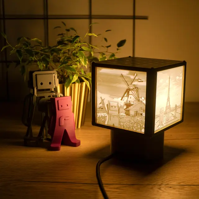 Lithophane Lamp — modelo 3D