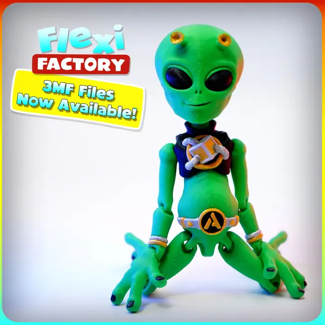 Free Model: Flexi Anycubic alien — modelo 3D