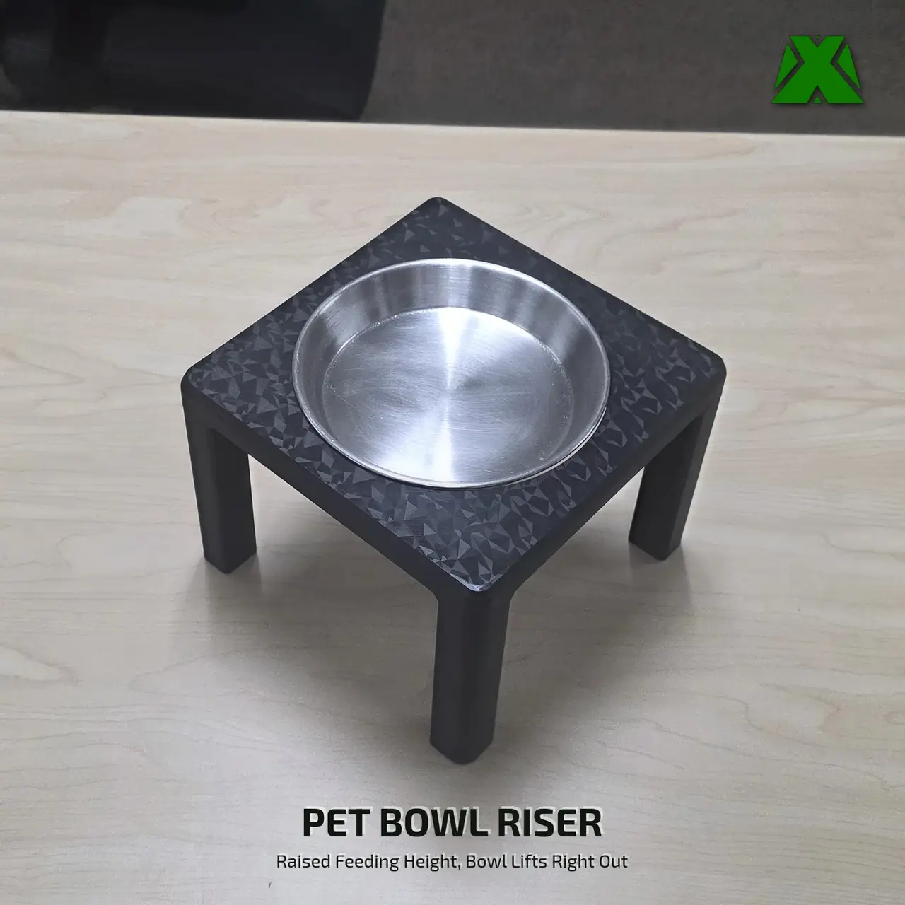 Pet Bowl Riser — modelo 3D