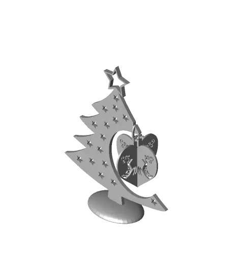 Reindeer Heart Bauble — modelo 3D