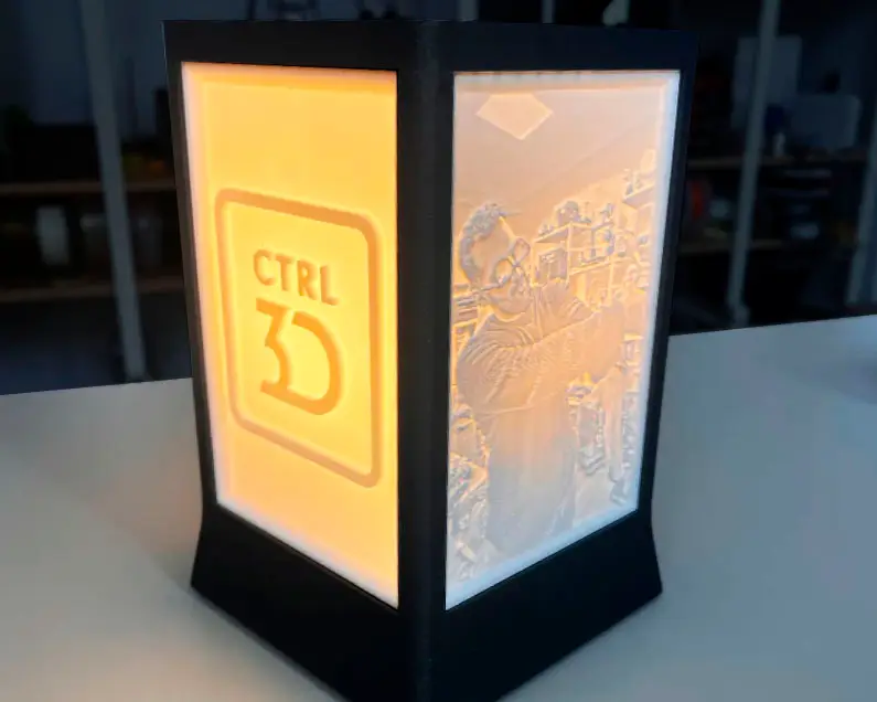 Lámpara para Litofanías / Litophane Lamp — modelo 3D
