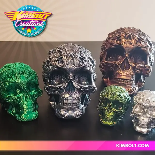 Fancy Skull 2 - FREE! (Low Res) — modelo 3D
