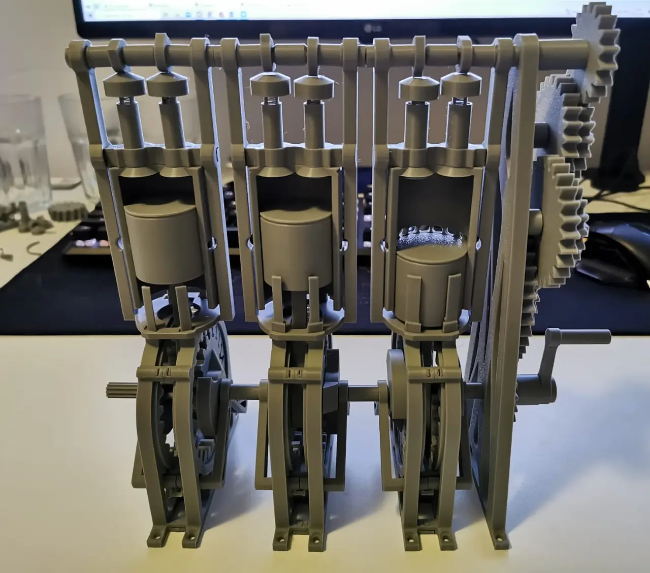 Modular 6-Stroke Engine | Updated! — modelo 3D