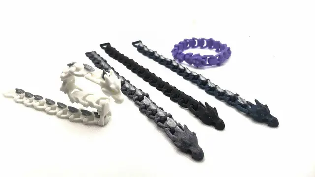 Flexi Baby Dragon Bracelet — modelo 3D
