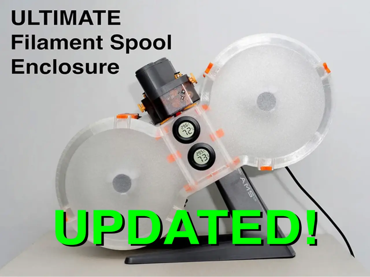 Ultimate Filament Spool Enclosure - TYPE 01 — modelo 3D