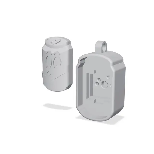 Cola buddy Keychain — modelo 3D