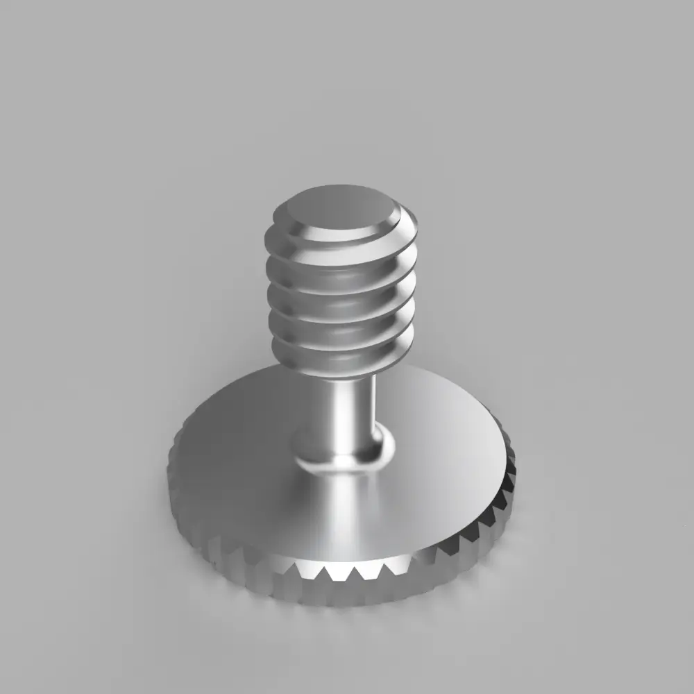 Camera (tripod) screw 1/4"-20 UNC — modelo 3D