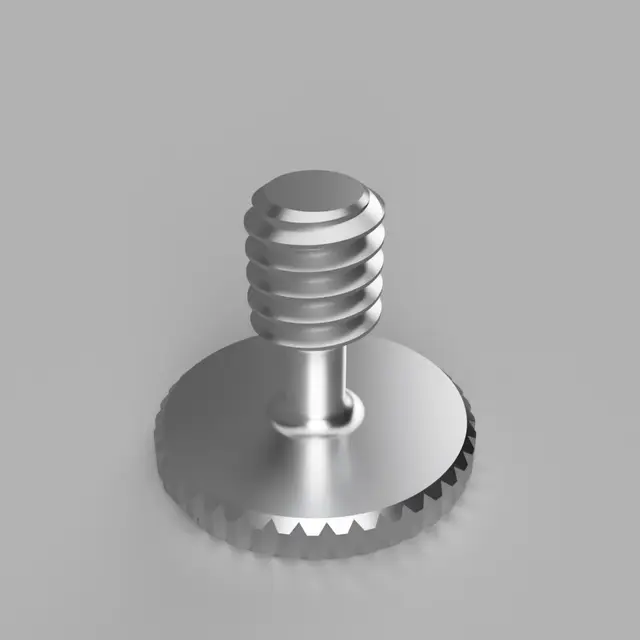 Camera (tripod) screw 1/4"-20 UNC — modelo 3D