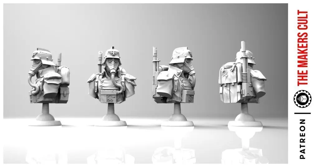 KRIEG BUST - 2000 follower reward! — modelo 3D