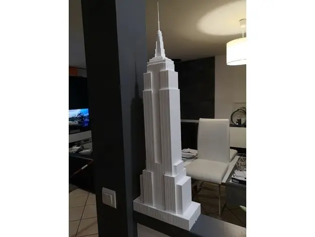 Empire State Building 87cm height (87cm height) + LED — modelo 3D