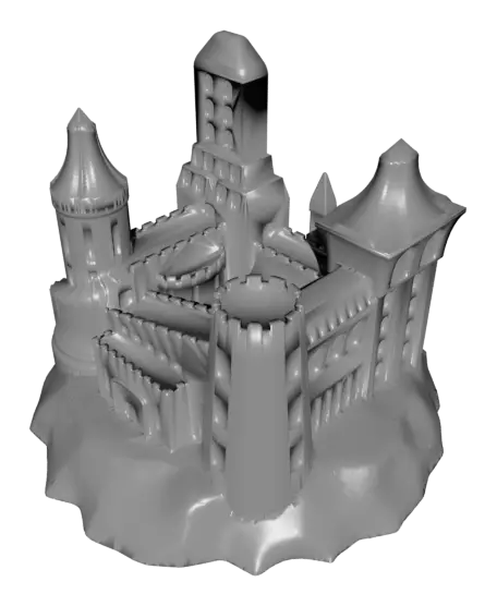 Sand Castle — modelo 3D