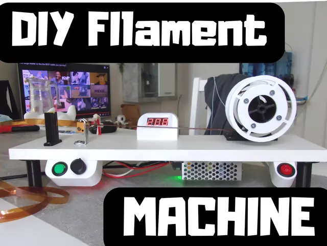 BOTTLE FILAMENT MACHINE - PETAMENTOR — modelo 3D