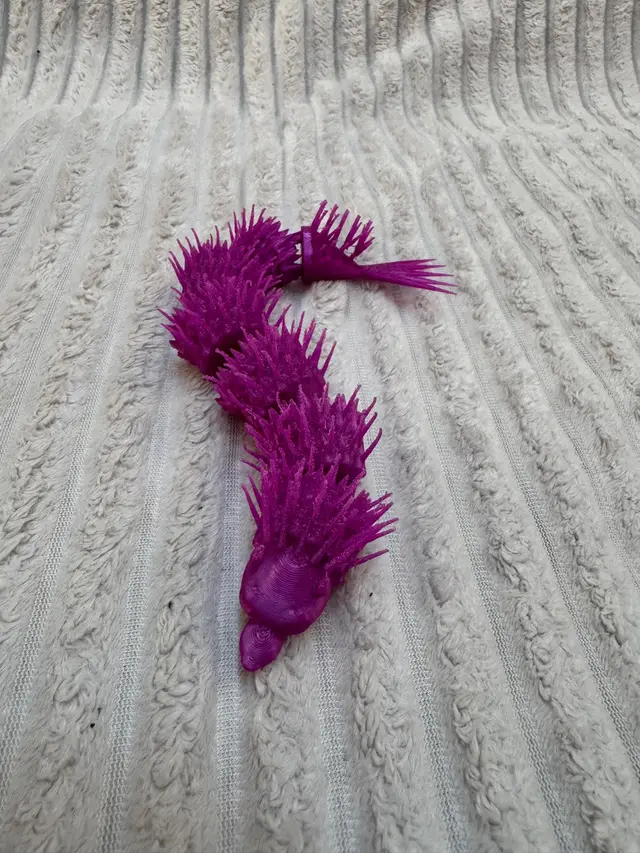 Articulated Porcupine Dragon D26 Flexi Toy SKOF 3D — modelo 3D