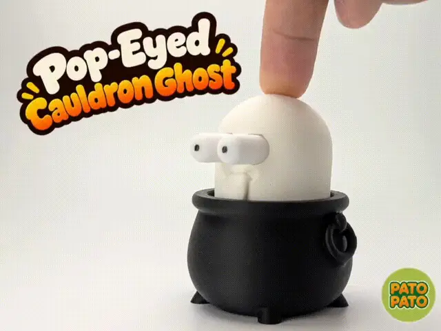 Pop-Eyed Cauldron Ghost — modelo 3D