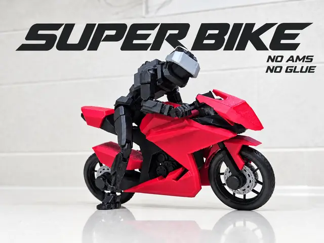 DUMMY 13 Superbike 1/12 (Easy Assembly / No Glue) — modelo 3D