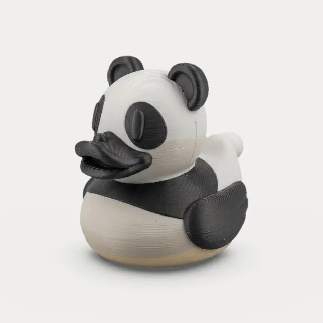 Panda Rubber Duck - Animal Figurine — modelo 3D