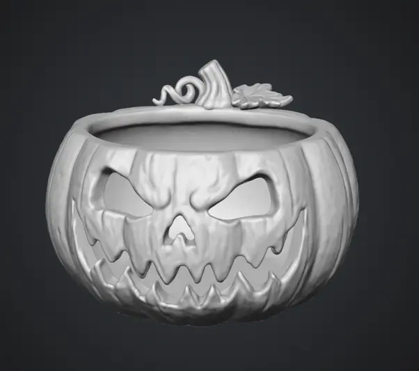 Pumpkin Candy Bowl — modelo 3D