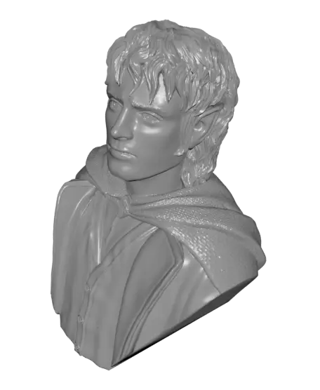 Frodo Baggins bust - Lord of the Rings (Pre-Supported) — modelo 3D