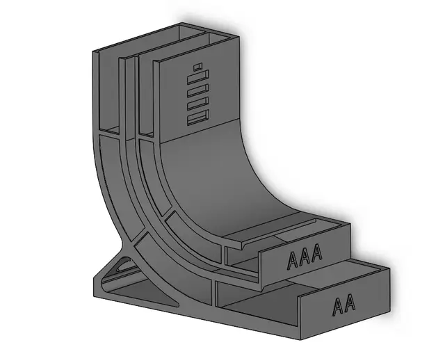 Multi battery dispenser — modelo 3D