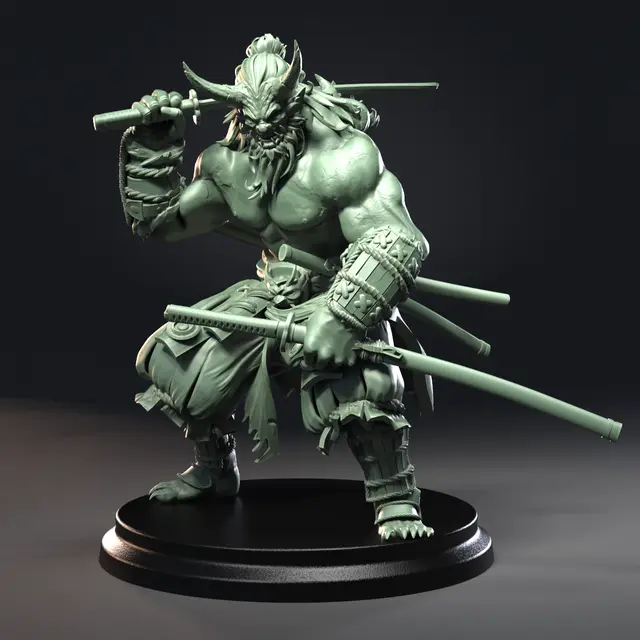 DEMON SAMURAI — modelo 3D