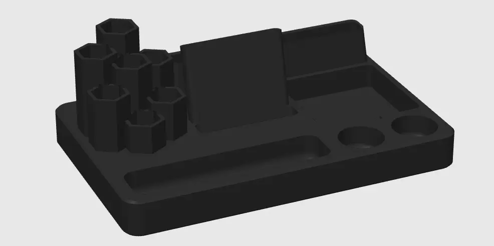 Desk Organizer/Phone Holder — modelo 3D