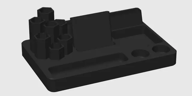 Desk Organizer/Phone Holder — modelo 3D
