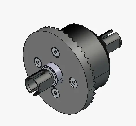 1/8 RC Car Differential — modelo 3D