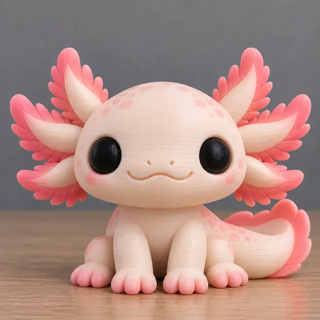 Axolotl — modelo 3D
