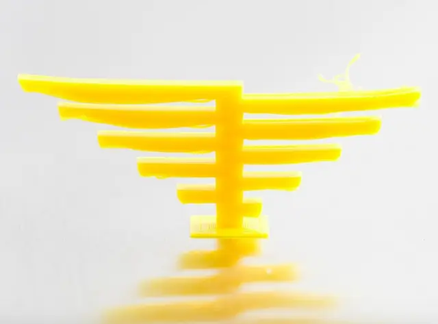 Cantilever Test Print (customizable) — modelo 3D