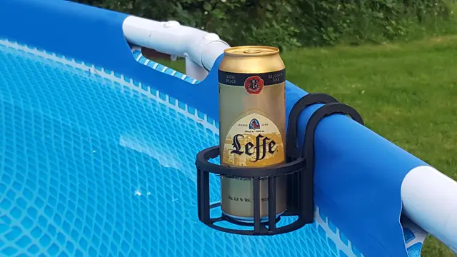 Support for tubular glass Intex pool - Support verre pour piscine Intex tubulaire — modelo 3D