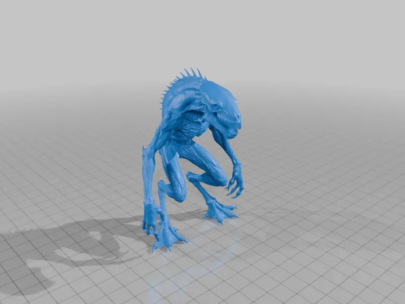 AI TRIPO monster 82 3d model — modelo 3D