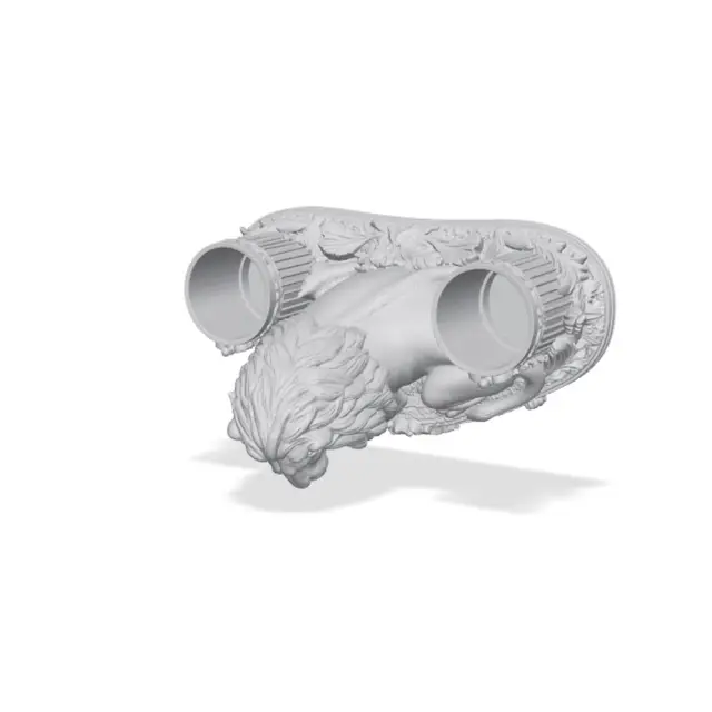 Royal Lion Pen Holder Desk Organizer — modelo 3D