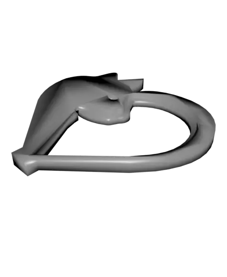 Cat heart photo frame — modelo 3D