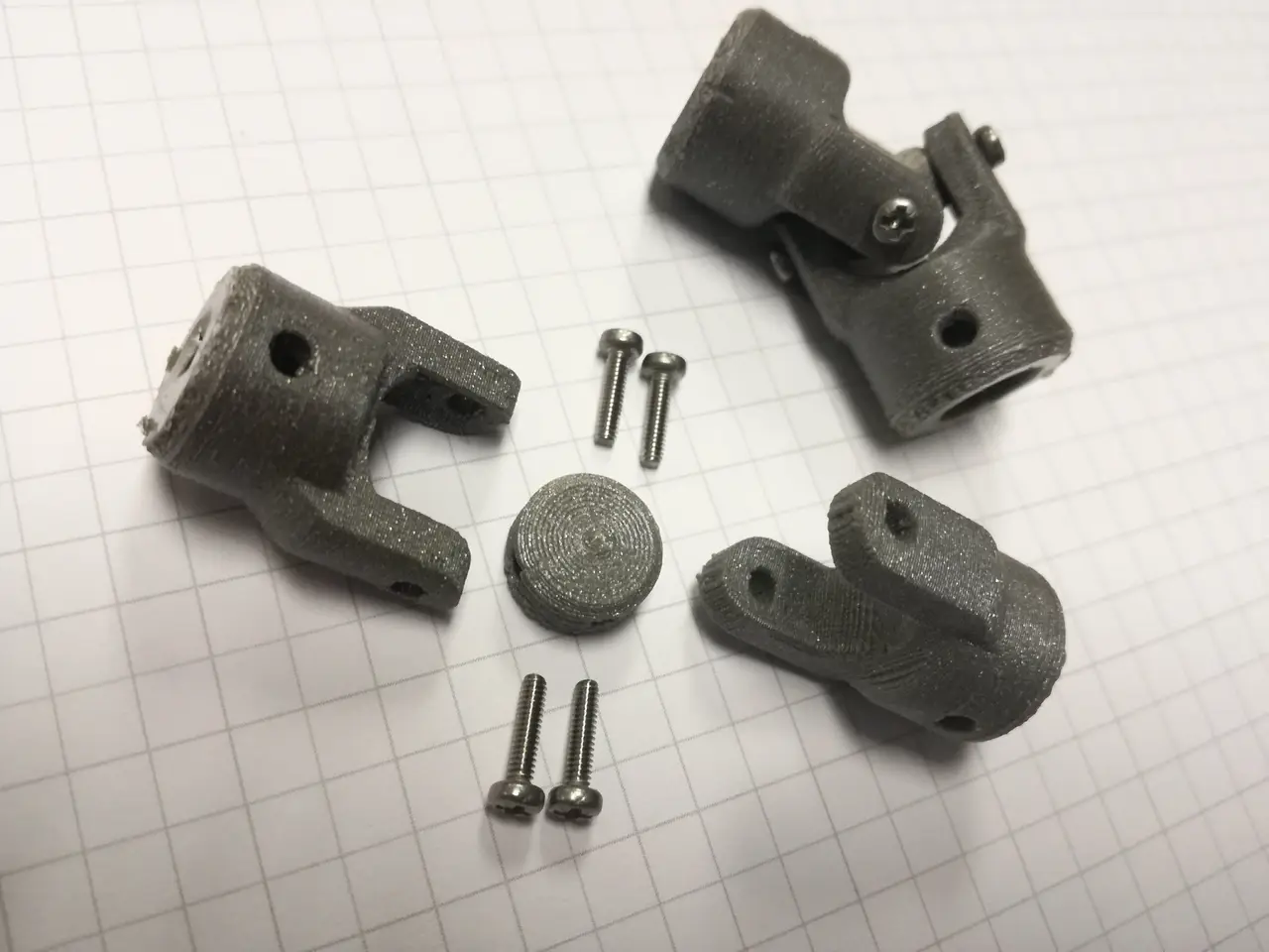 Universal Joint for 5-10mm shafts — modelo 3D