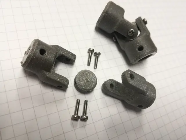 Universal Joint for 5-10mm shafts — modelo 3D
