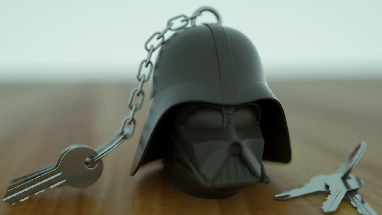Star Wars - Darth Vader Keychain — modelo 3D