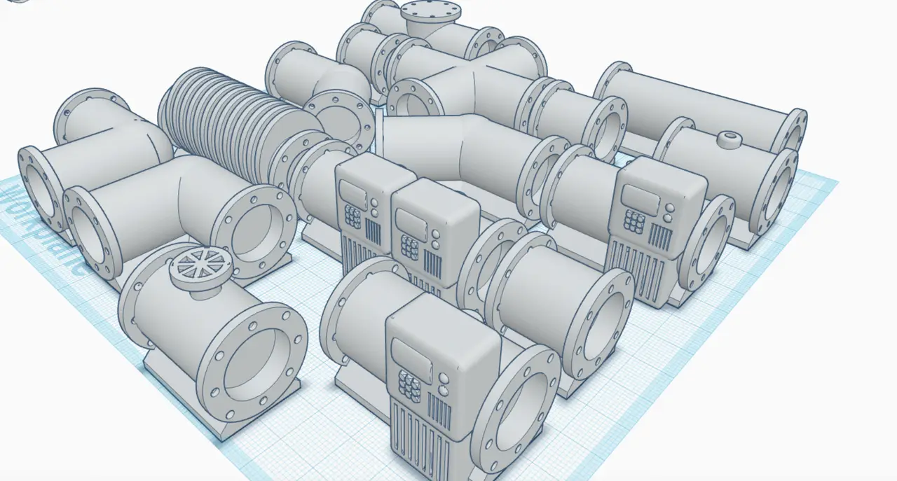 Above Ground Pipelines! — modelo 3D