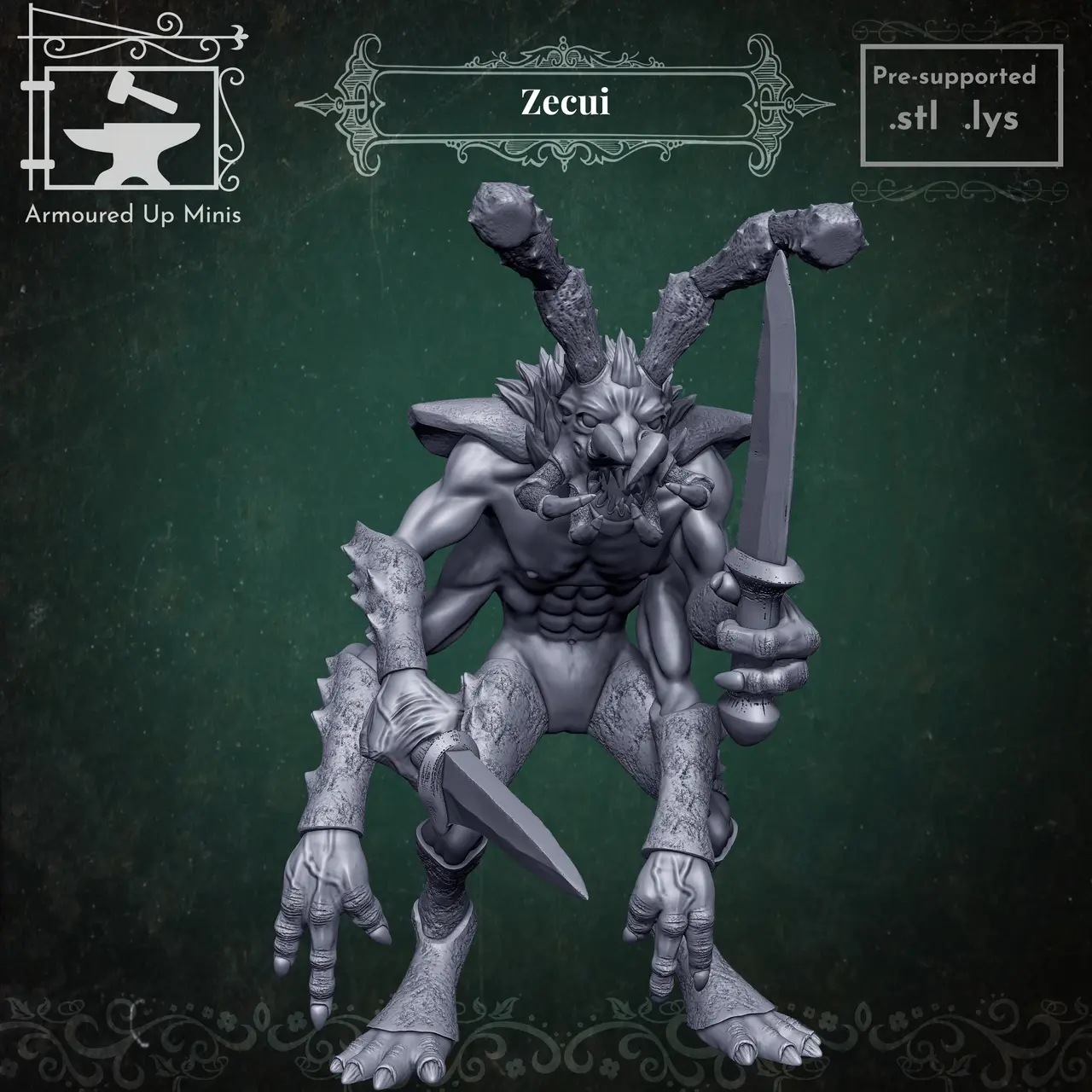Zecui — modelo 3D