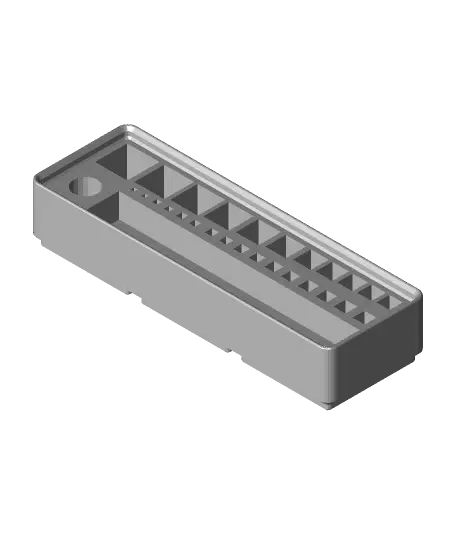 Gridfinity 3x1x4 Drill Bit Caddy.stl — modelo 3D
