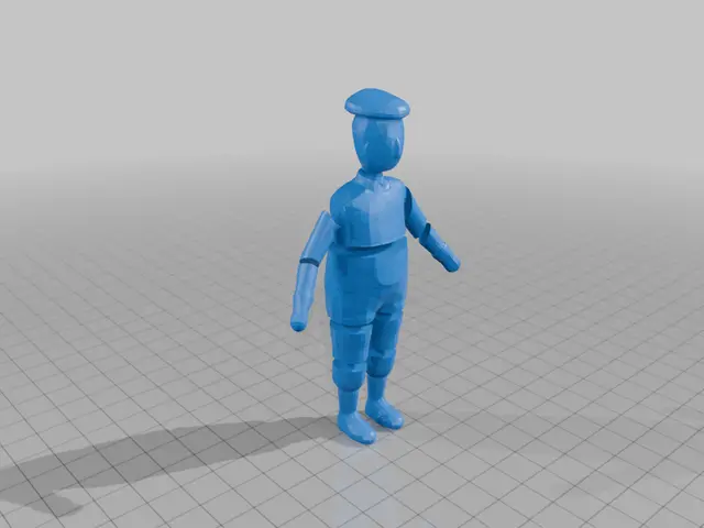 Groundskeeper from untitled goose game — modelo 3D