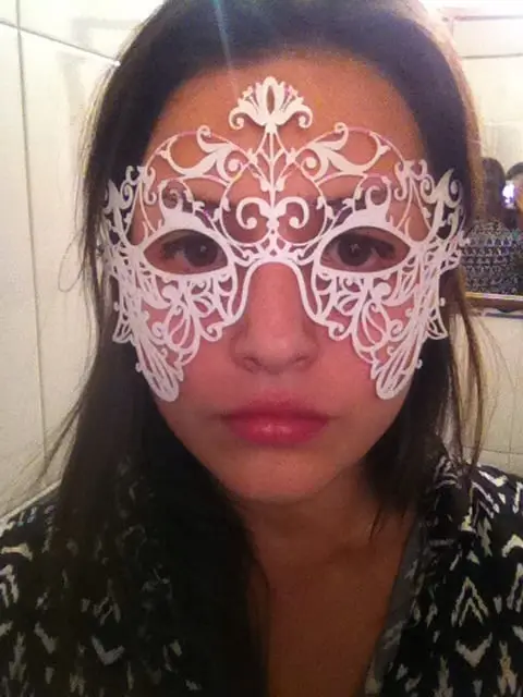 Lace pattern Mask — modelo 3D