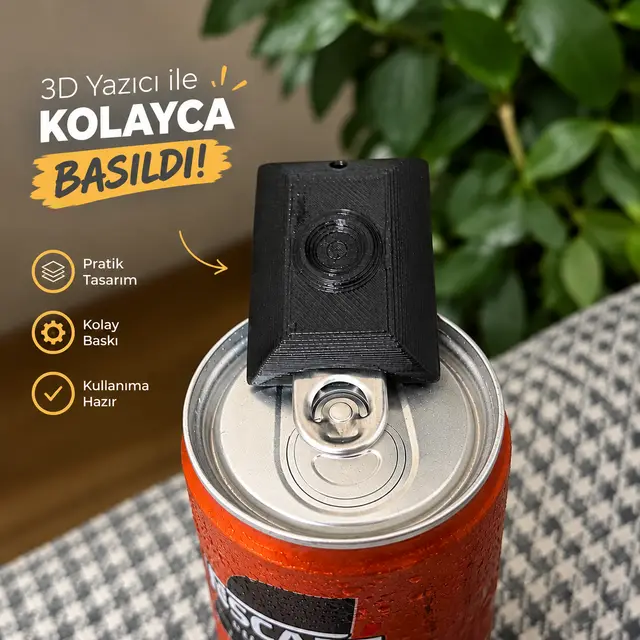 compact can opener — modelo 3D